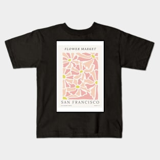 San Francisco Flower Market Botanical Kids T-Shirt